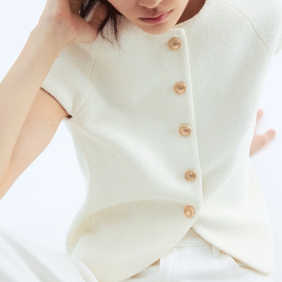 H&M Button-Front Top - Picture 2 of 10